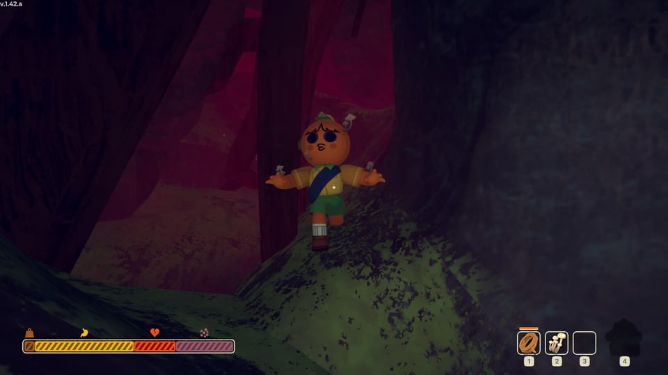 A familiar orange figure lurks in the shadows and gloom of Peak...