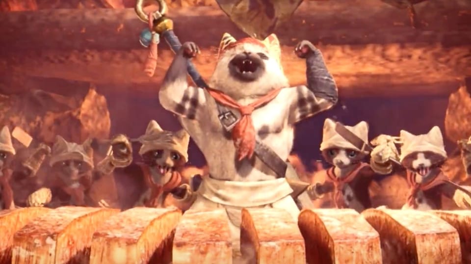 The Meowscular Chef from Monster Hunter Wilds.
